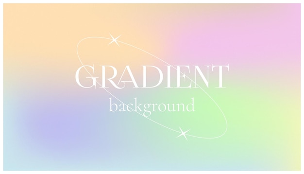 Fondo degradado granulado Colores holográficos Vector de malla