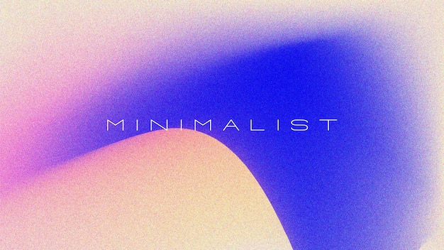 Fondo degradado granulado moderno y moderno Diseño futurista para póster de banner de portada de página de destino