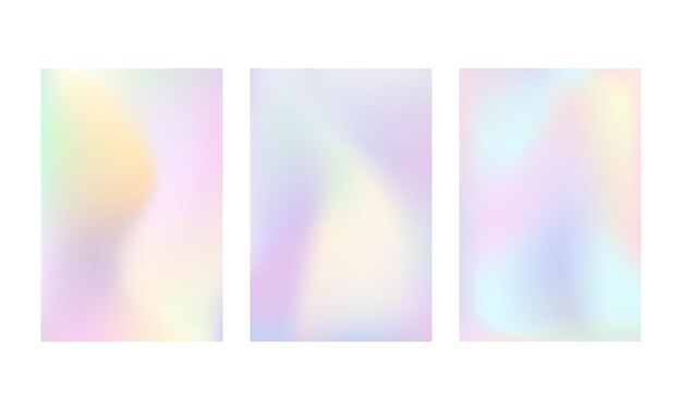 fondo degradado holográfico