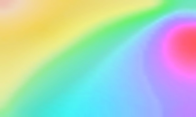Fondo degradado de holograma abstracto vectorial