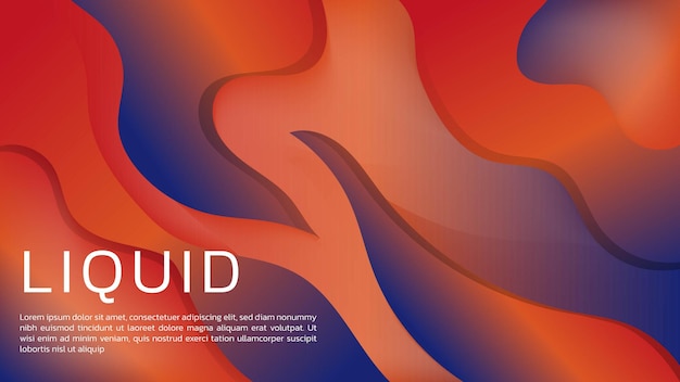 Fondo degradado líquido 3d abstracto con color suave para la página de destino web y el fondo de pantalla