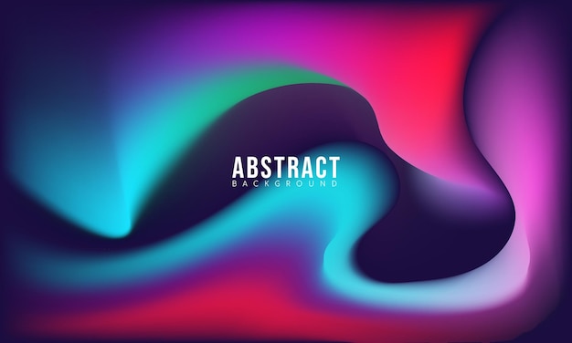 Fondo degradado líquido abstracto Mezcla de colores fluidos Mezcla de colores vivos Diseño moderno