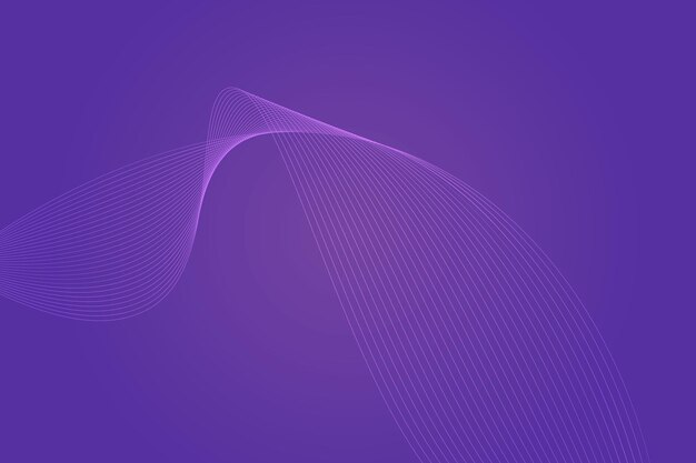 Fondo degradado moderno abstracto con líneas onduladas