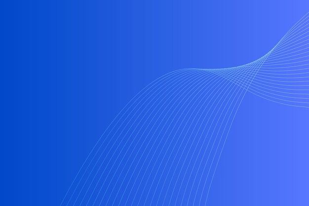 Fondo degradado de onda de línea abstracta