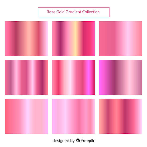Fondo degradado de oro rosa