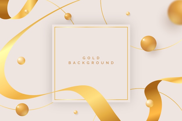 Fondo degradado de oro