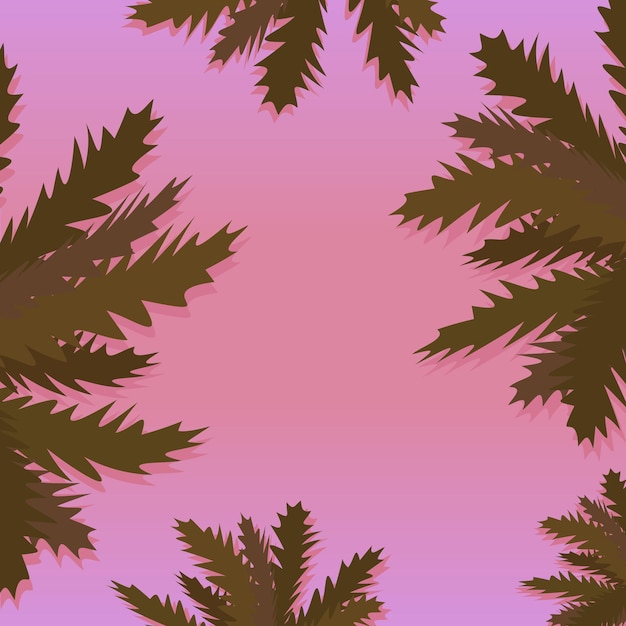 Vector fondo degradado con palmeras