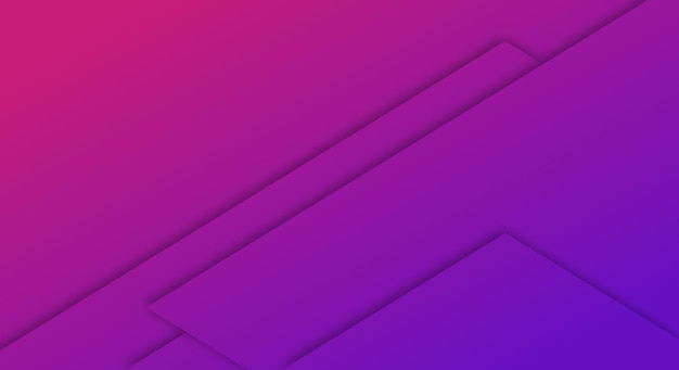 Fondo degradado púrpura y rosa abstracto Estilo de corte de papel geométrico para folletos