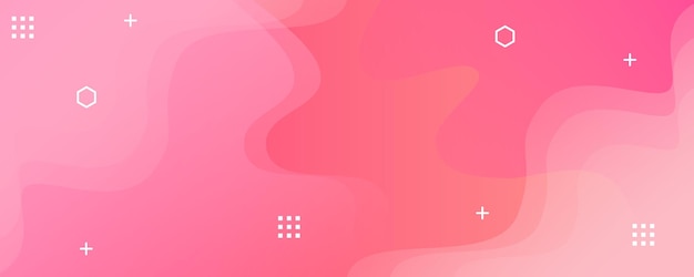 Fondo degradado rosa de moda fluido dinámico abstracto