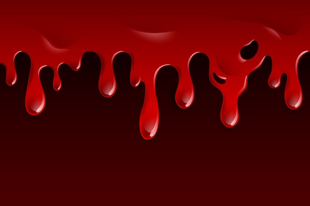 Vector fondo degradado de sangre goteando