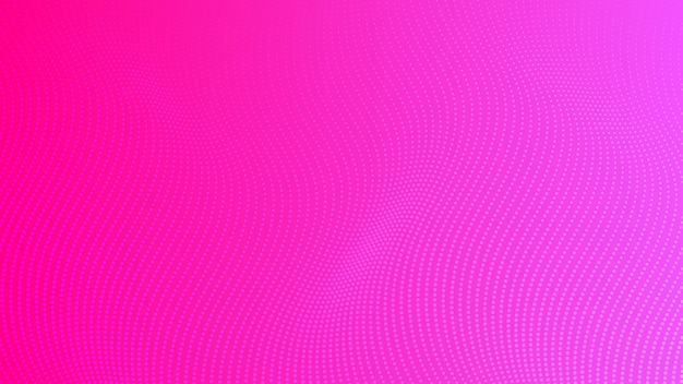 Fondo degradado de semitono con puntos. Patrón abstracto de arte pop con puntos rosas en estilo cómico. ilustración vectorial