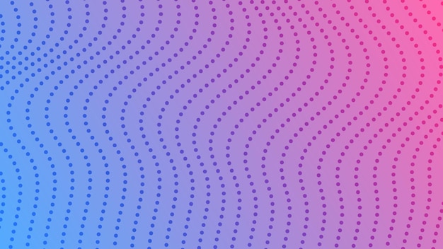 Fondo degradado de semitono con puntos. Patrón abstracto de arte pop con puntos rosas en estilo cómico. ilustración vectorial