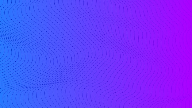 Fondo degradado de semitono con puntos. Patrón de arte pop punteado púrpura abstracto en estilo cómico. ilustración vectorial