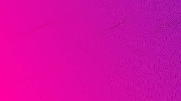 Fondo degradado de semitono con puntos Patrón de arte pop punteado rosa abstracto en estilo cómico Ilustración vectorial