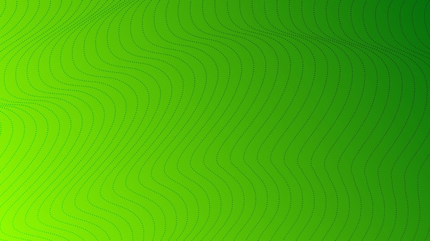 Fondo degradado de semitono con puntos. Patrón de arte pop punteado verde abstracto en estilo cómic. Ilustración vectorial
