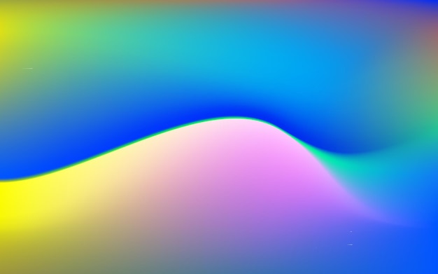 Fondo degradado de vector fluido de color abstracto