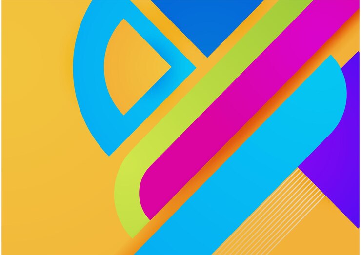 Vector fondo degradado de vector geométrico colorido abstracto