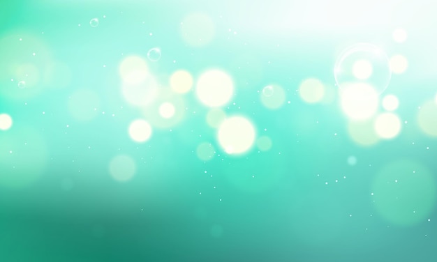 Fondo degradado vectorial con efecto bokeh