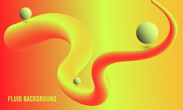 fondo degradado vectorial con formas fluidas