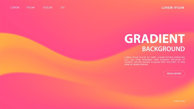 Fondo degradado vibrante abstracto en tonos rad y naranja. para diseño gráfico colorido, plantilla de diseño de diseño para folleto.