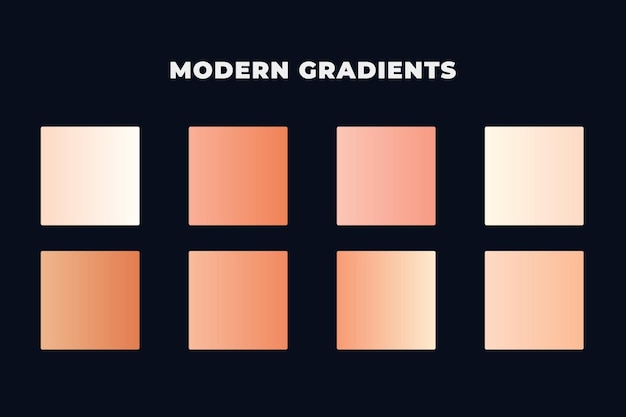 Fondo de degradados de colores brillantes enorme conjunto Colección de degradados coloridos de vectores premium Gratis