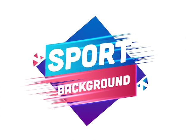 Fondo de deporte abstracto se puede utilizar como diseño de carteles.