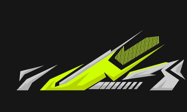 Fondo de deportes con estilo con formas geométricas afiladas