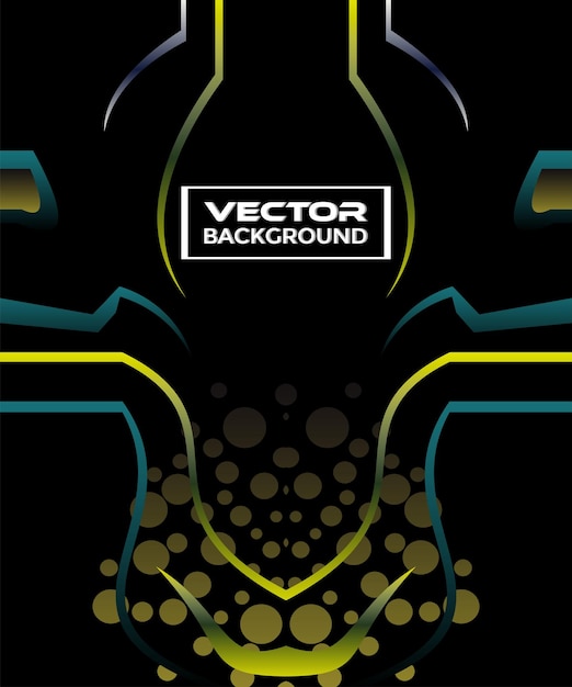 Fondo de deportes increíble con líneas y fondo abstracto de forma