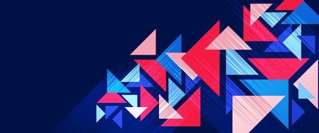 Fondo deportivo abstracto con elementos de movimiento Efecto dinámico ligero Patrón de color rojo amarillo azul Gradiente de fondo de textura grunge