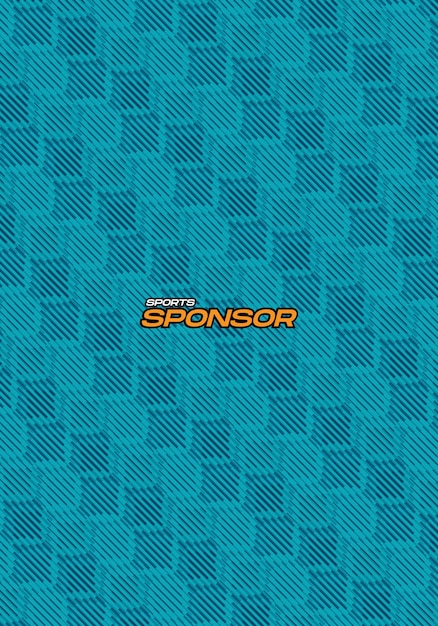 Fondo Deportivo Azul De Líneas Cuadradas