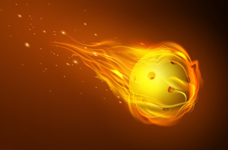 Vector fondo deportivo de pickleball en estilo realista