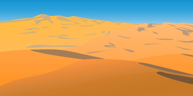 Vector fondo del desierto