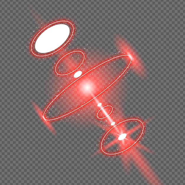 Fondo de destello de lente de efecto de luz transparente brillante