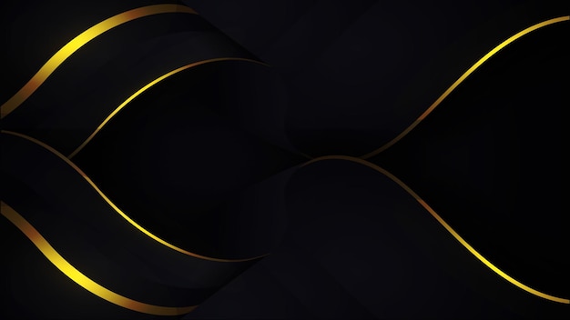 Fondo con detalle dorado de lujo