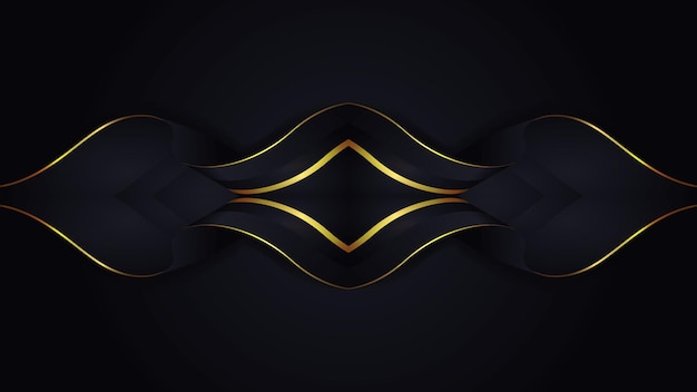 Fondo con detalle dorado de lujo