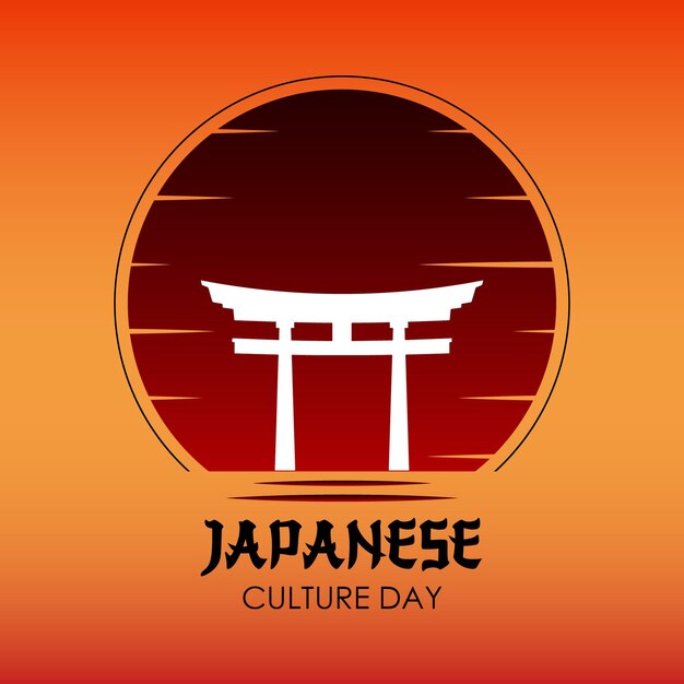 Fondo del día de la cultura japonesa o diseño de tarjetas de felicitación. evento nacional de japón.