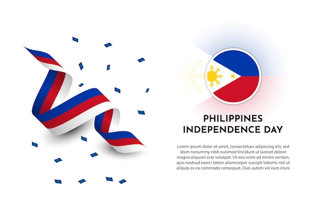 Fondo del día de la independencia de filipinas