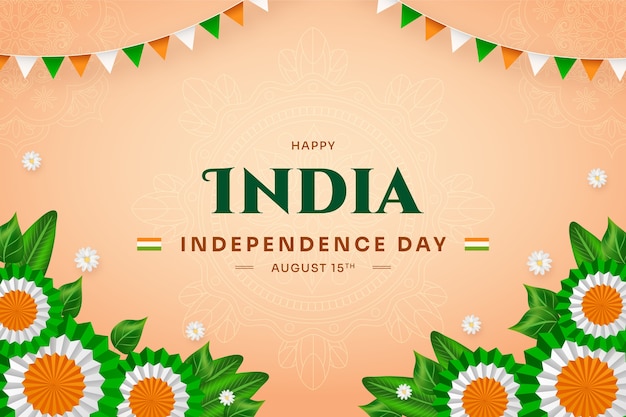 Fondo del día de la independencia de la India