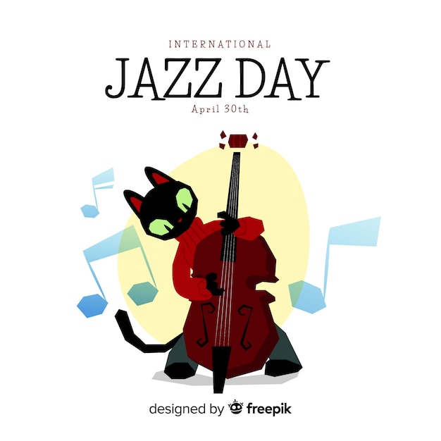 Fondo del día internacional del jazz