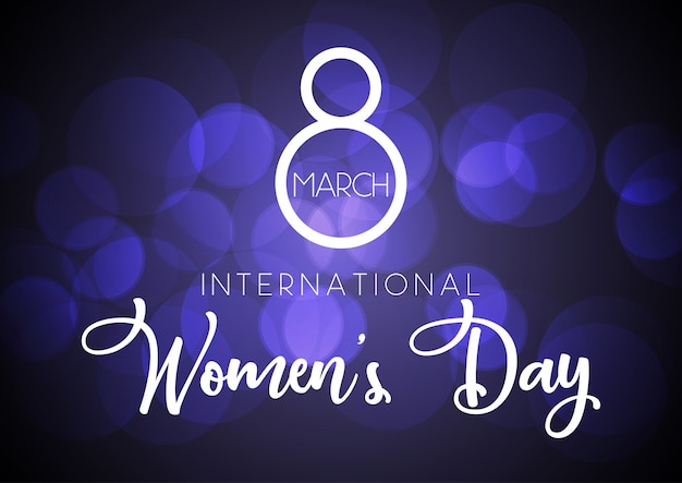 Fondo del día internacional de la mujer.