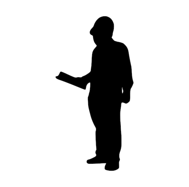 Fondo de día laboral con silueta de personas