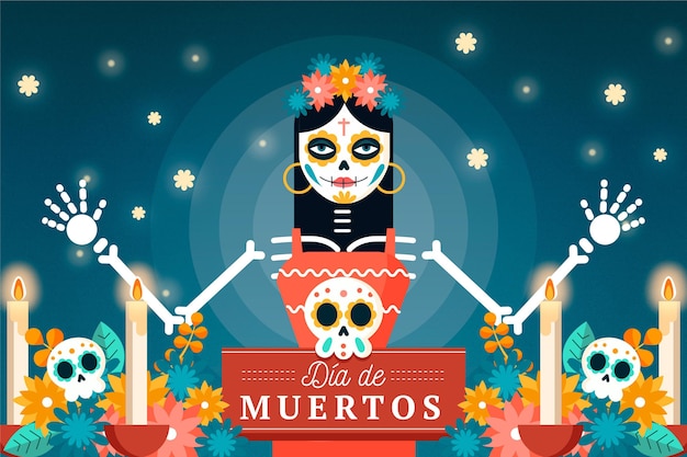 Fondo dia de muertos