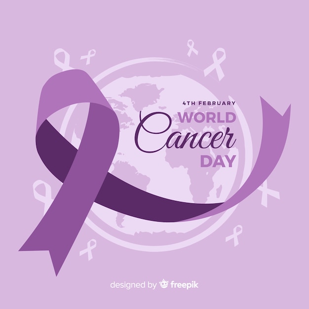 Fondo del día mundial contra el cáncer