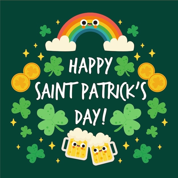 Vector fondo del día de san patricio