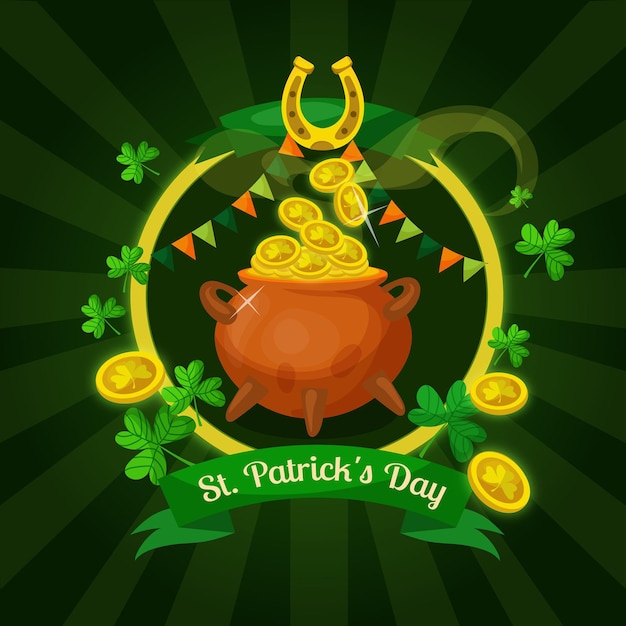 Vector fondo del día de san patricio