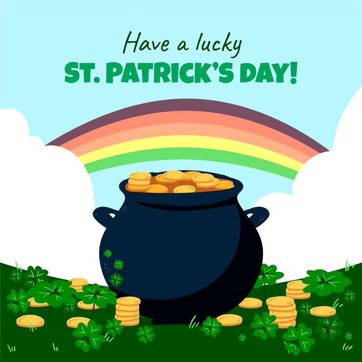 Vector fondo del día de san patricio