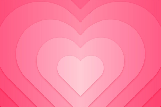 El fondo del día de San Valentín del corazón superpuesto