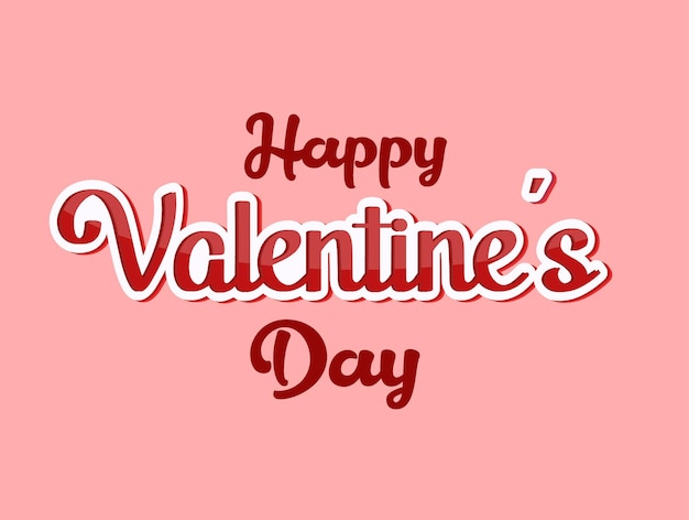 Fondo del día de San Valentín con corazones Vector