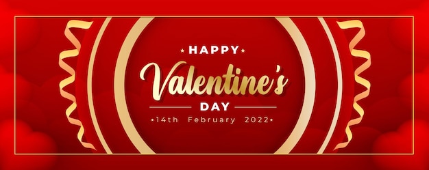Fondo del día de san valentín y efectos de texto.