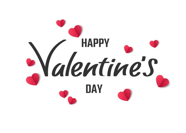 Fondo del día de San Valentín, ilustración vectorial